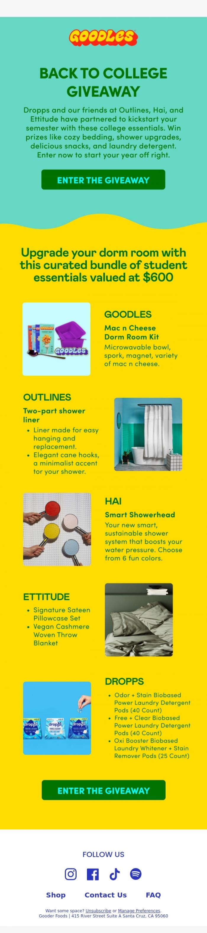 Email Design Inspiration from Team GOODLES, Going back to school?