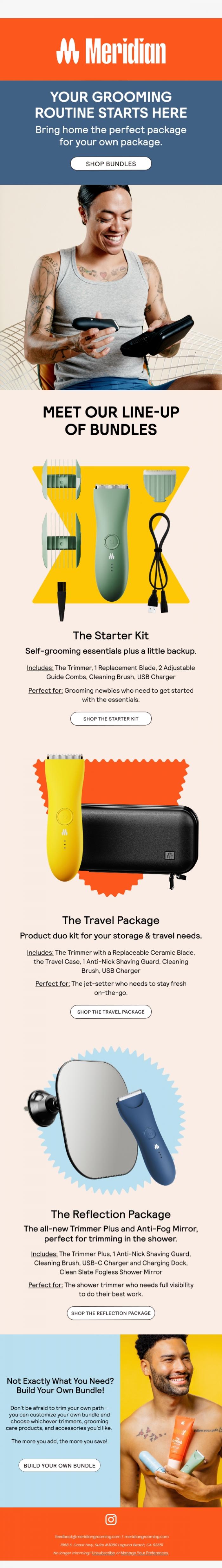 Email Design Inspiration from Team Meridian, Bundle Up on Meridian!