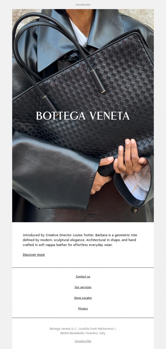 Email Design Inspiration from Bottega Veneta, Barbara
