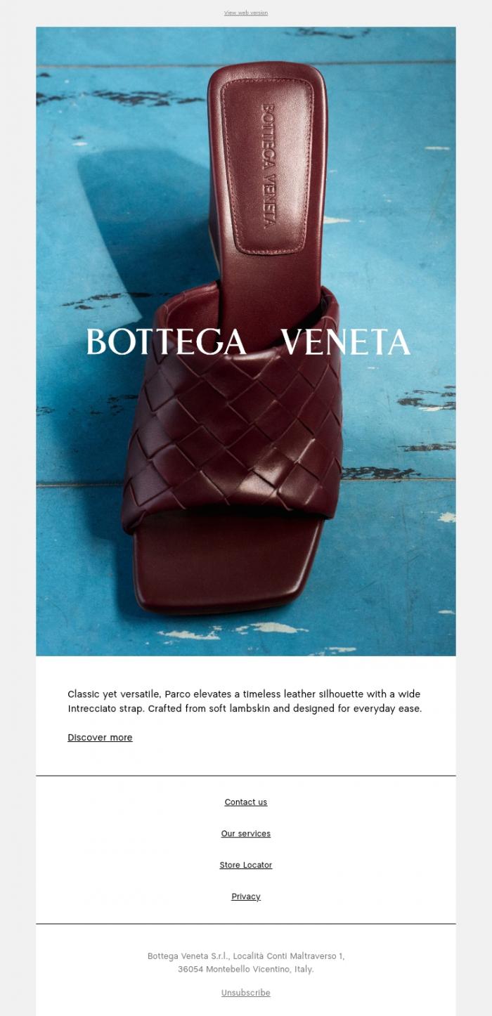 Email Design Inspiration from Bottega Veneta, Parco