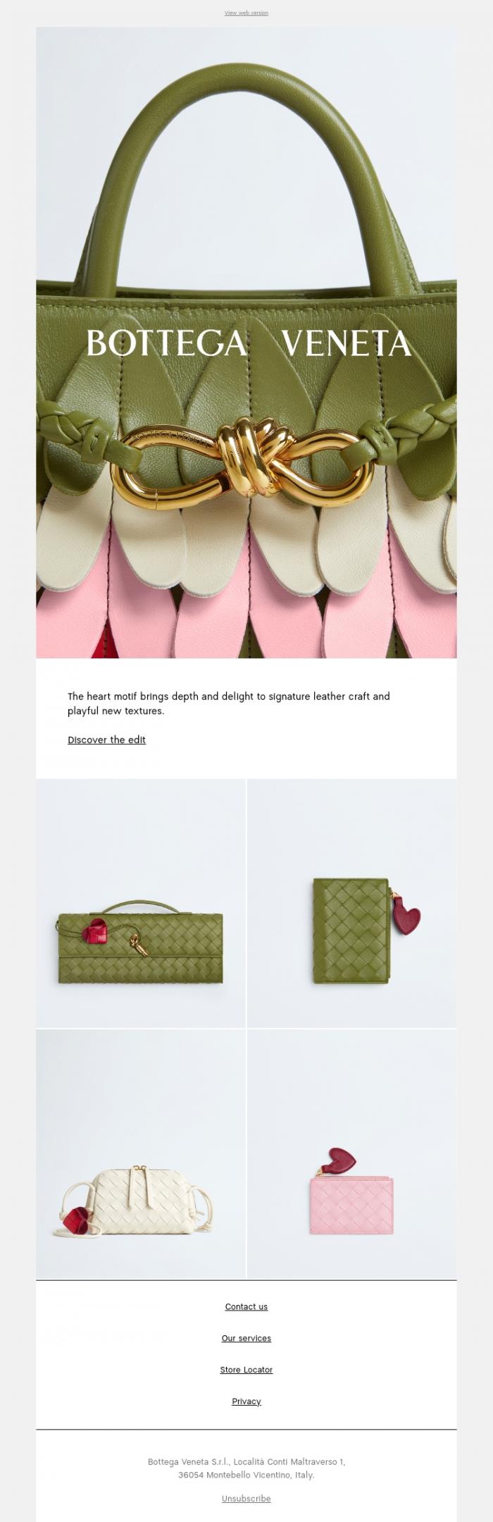 Email Design Inspiration from Bottega Veneta, Gifts