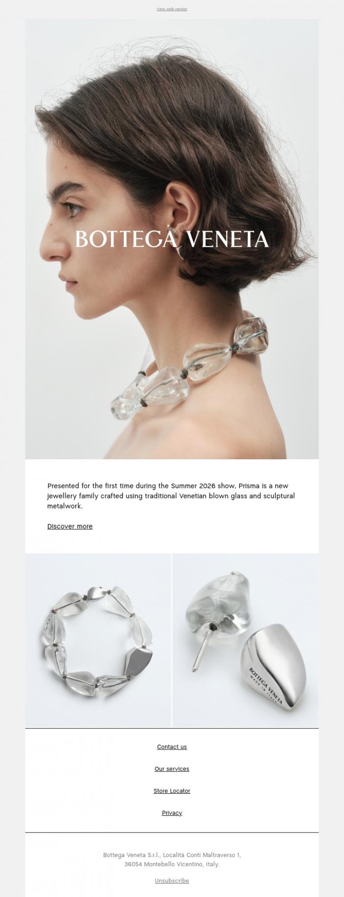 Email Design Inspiration from Bottega Veneta, Prisma