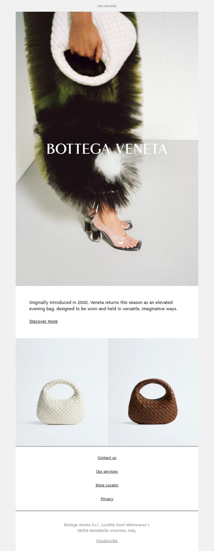 Email Design Inspiration from Bottega Veneta, Veneta