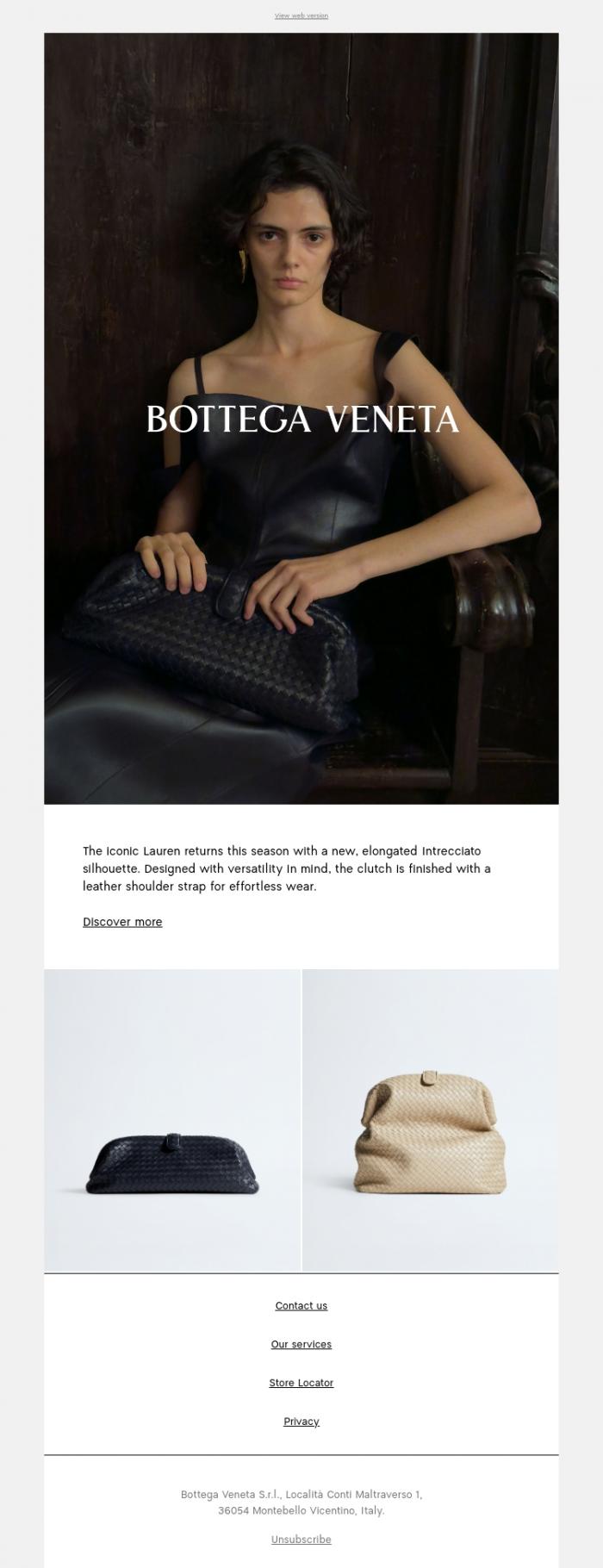 Email Design Inspiration from Bottega Veneta, Lauren 1979