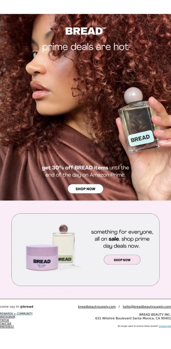 Email Design Inspiration from Bread Beauty Supply, ❣️FLASH SALE❣️
