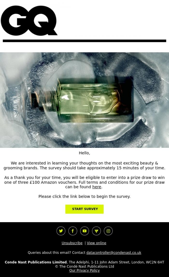 Email Design Inspiration from British GQ, Share your opinion with us