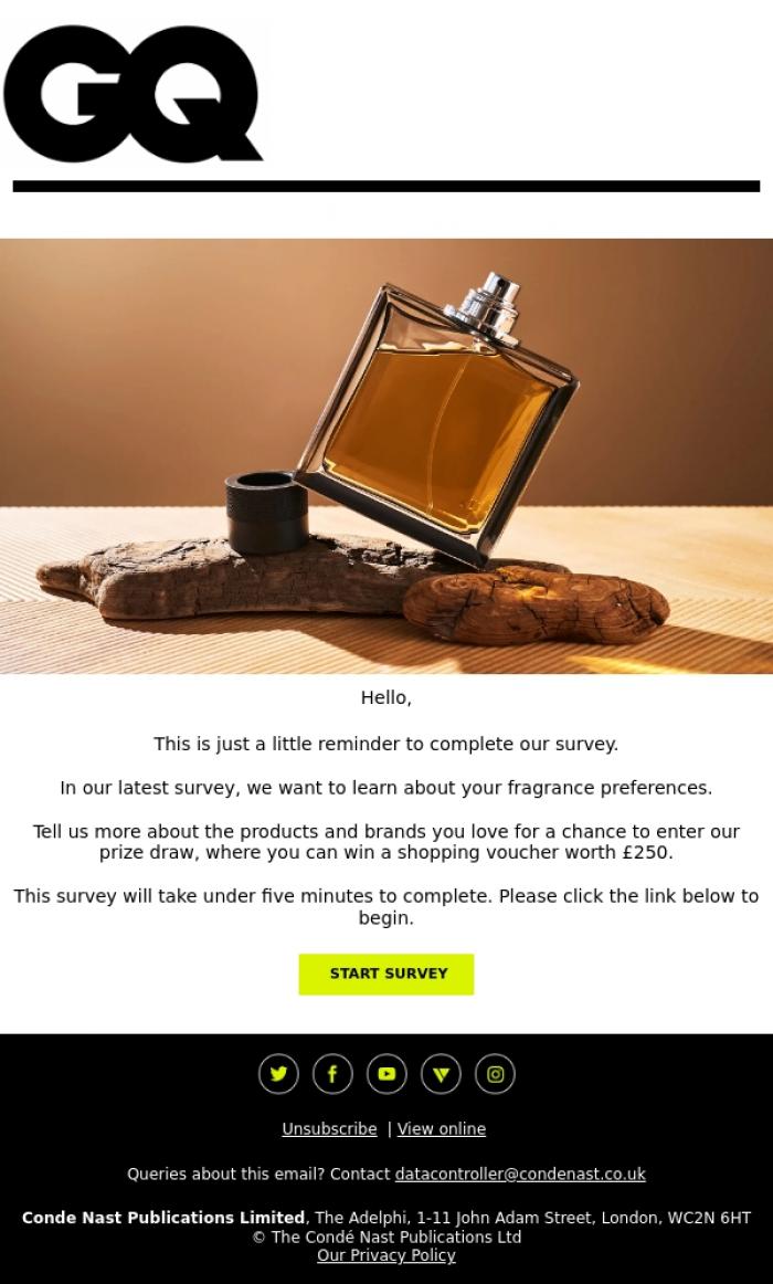 Email Design Inspiration from British GQ, Share your opinion with us