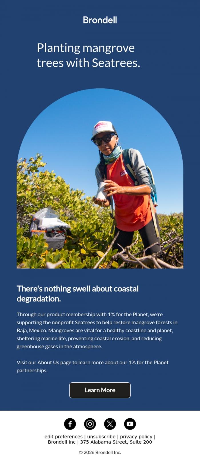 Email Design Inspiration from Brondell, Happy World Ocean Day, from Brondell! 🌊