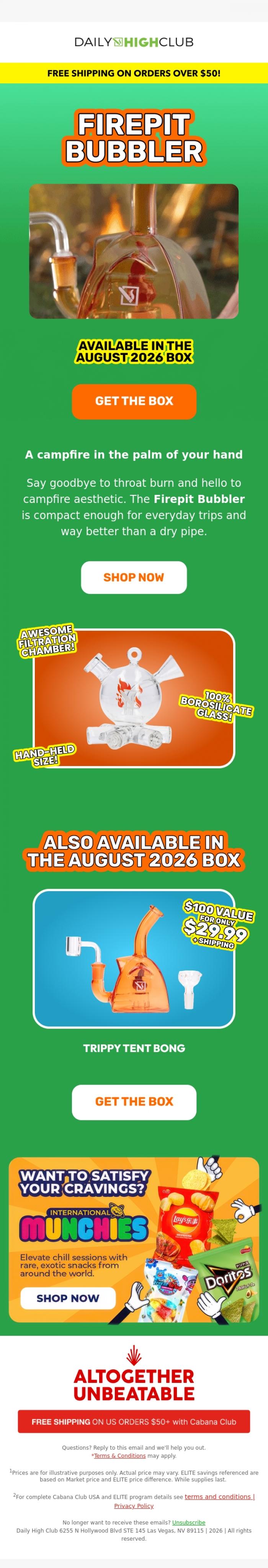 Email Design Inspiration from Daily High Club, 🥵 the hottest piece. 🥶 the coolest hits.