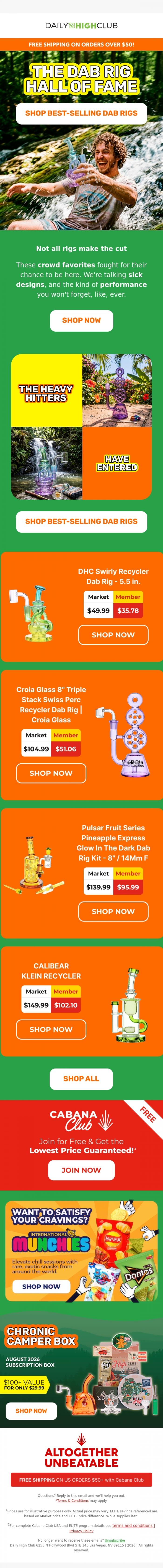 Email Design Inspiration from Daily High Club, 🔎 the search for your next fave rig ends now.