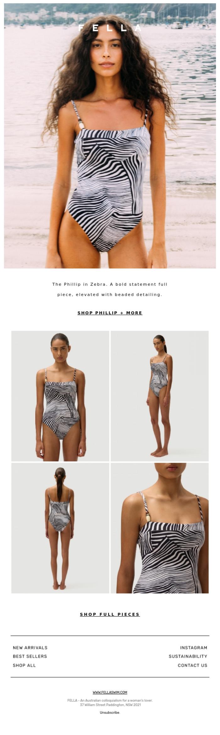 Email Design Inspiration from F E L L A, Animal Animal!