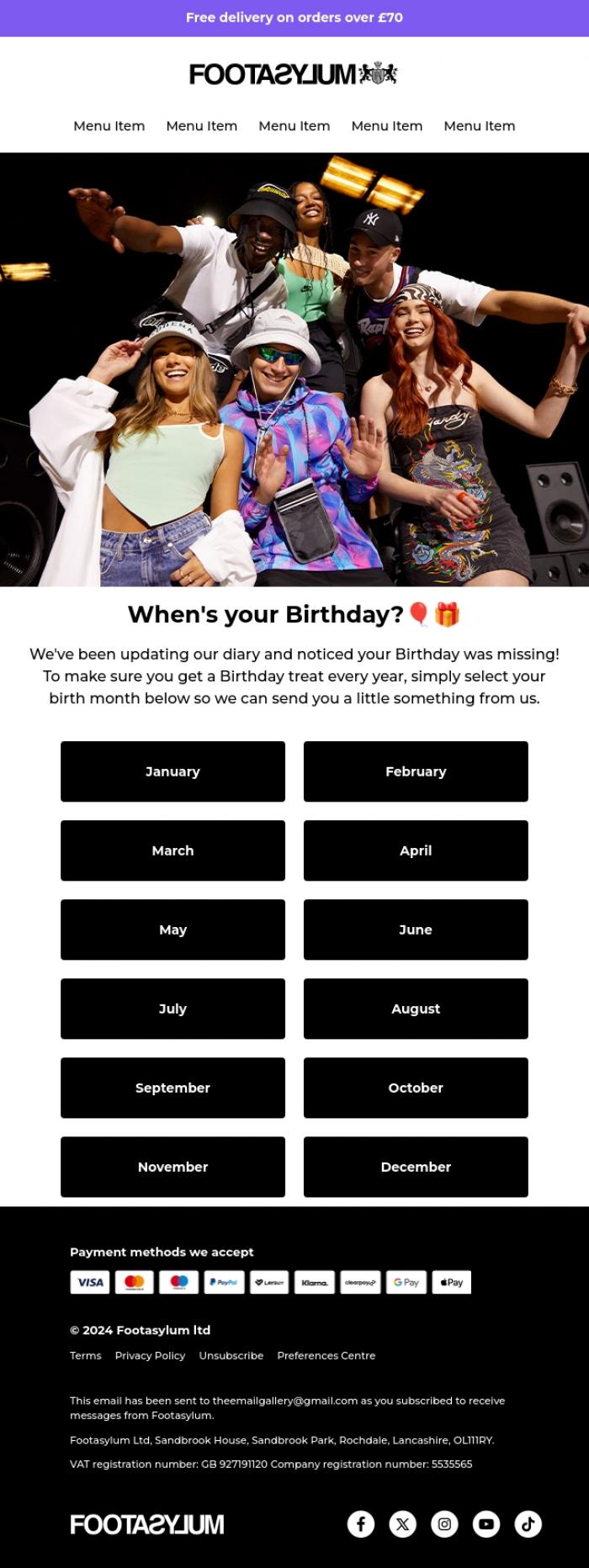 Email Design Inspiration from Footasylum, You're missing out, Theemailgallery@Gmail.Com!