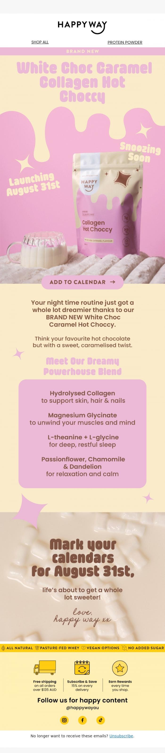 Email Design Inspiration from Happy Way, Snoozing soon...