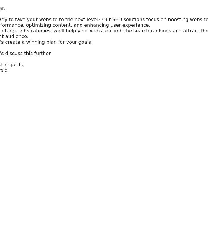 Email Design Inspiration from Harold Dylan, Grow Faster --