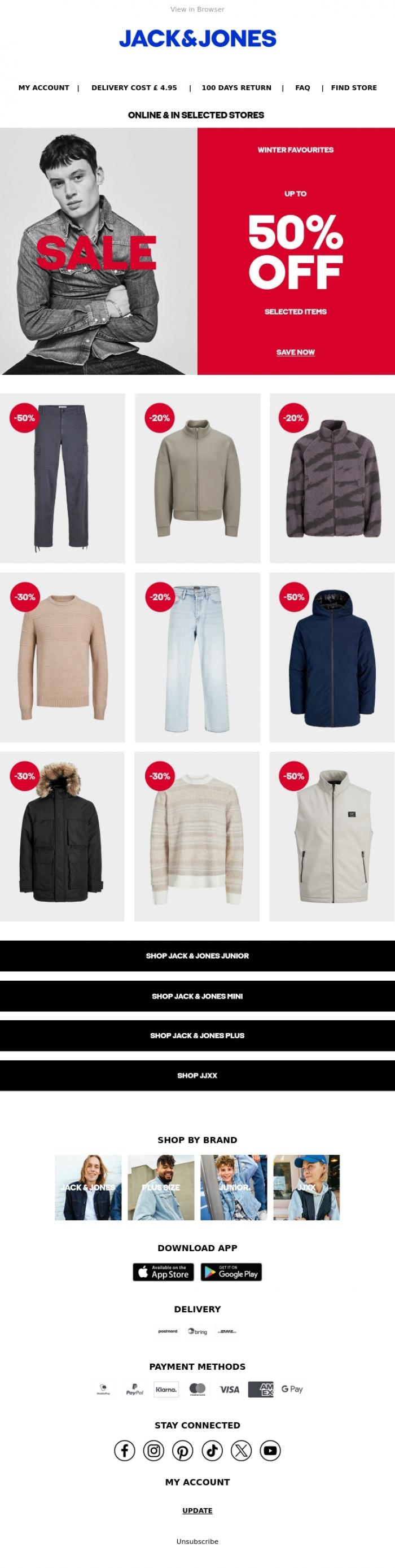 Email Design Inspiration from JACK & JONES CLUB, Have you seen it? 👀