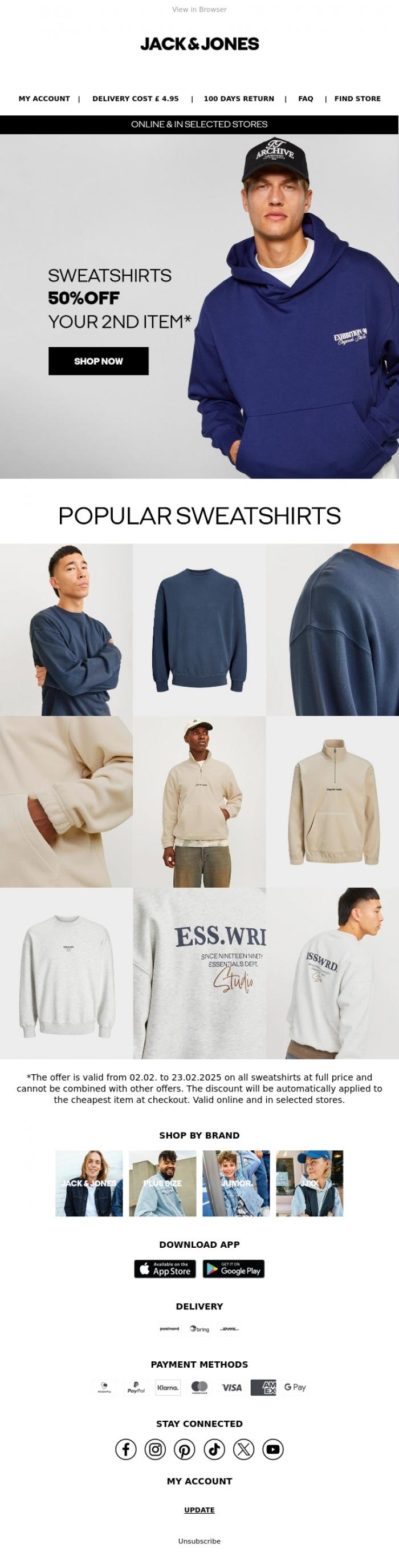 Email Design Inspiration from JACK & JONES CLUB, Get more for less 🤩