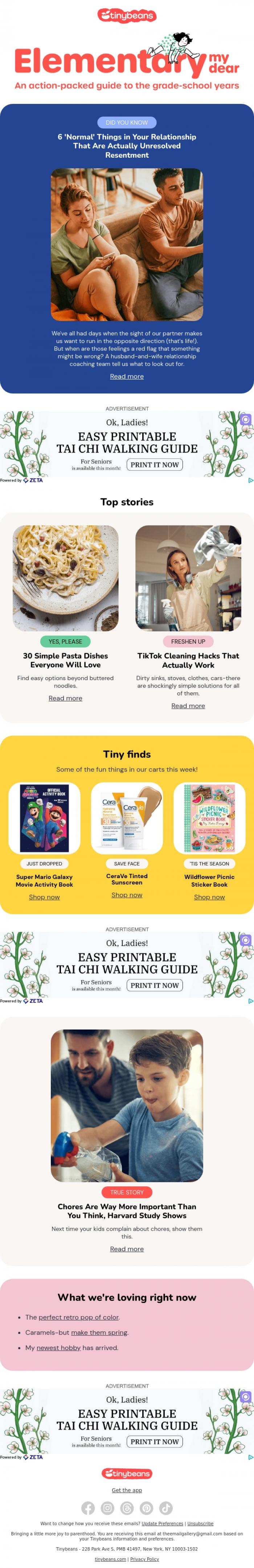 Email Design Inspiration from Jess from Tinybeans, TikTok cleaning hacks that actually work 🧽✨