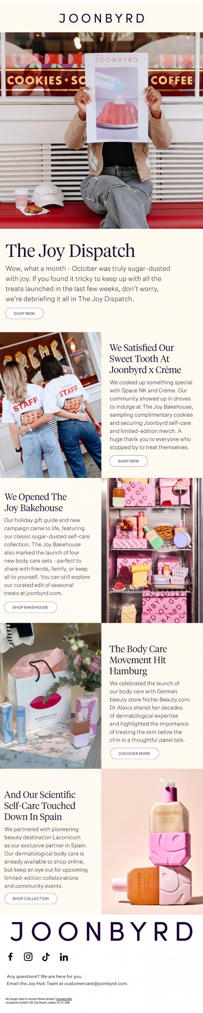 Email Design Inspiration from Joonbyrd, 💌 Open Me For A Dose Of Joy