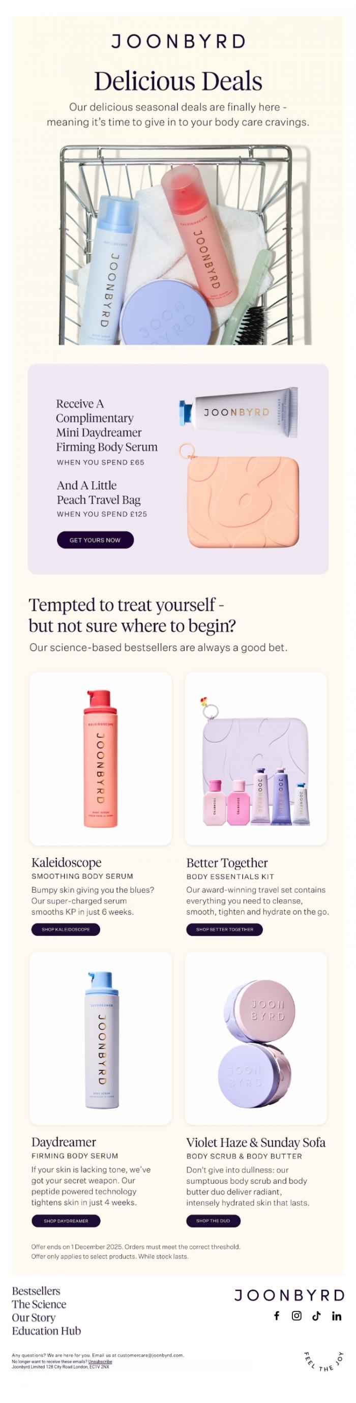 Email Design Inspiration from Joonbyrd, 👛 Black Friday Starts Now