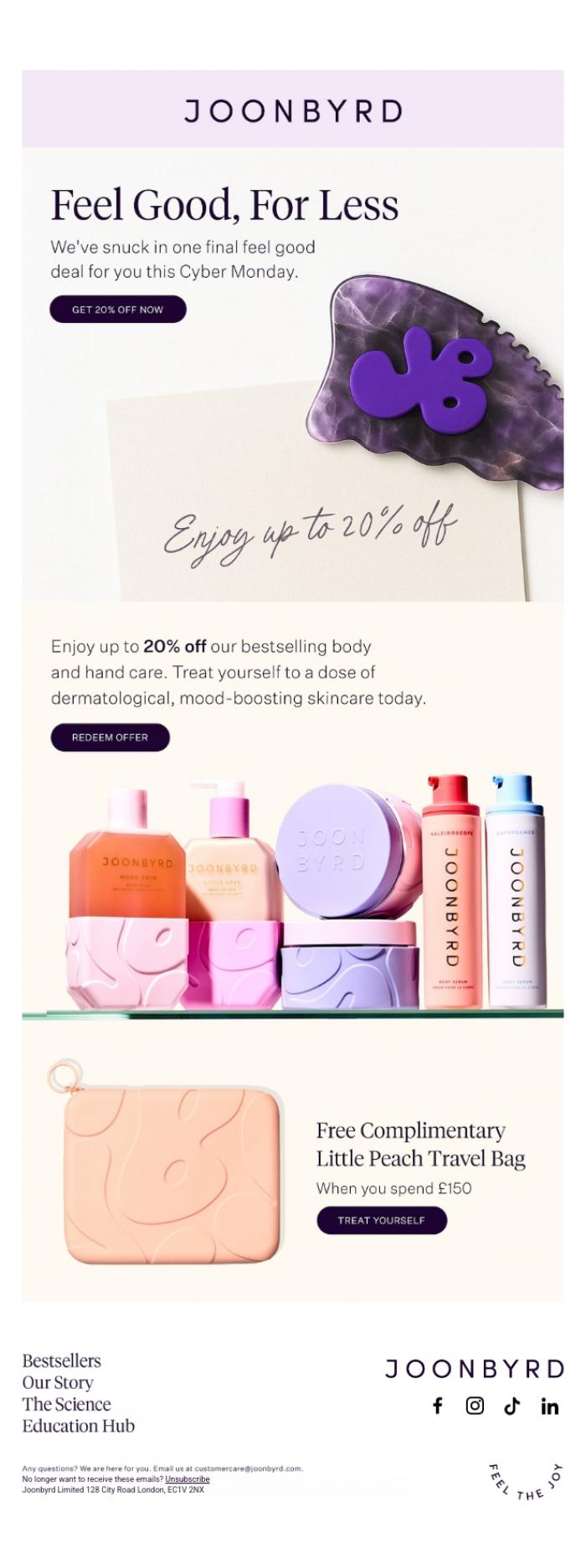 Email Design Inspiration from Joonbyrd, 🫶 One Final Feel-Good Deal