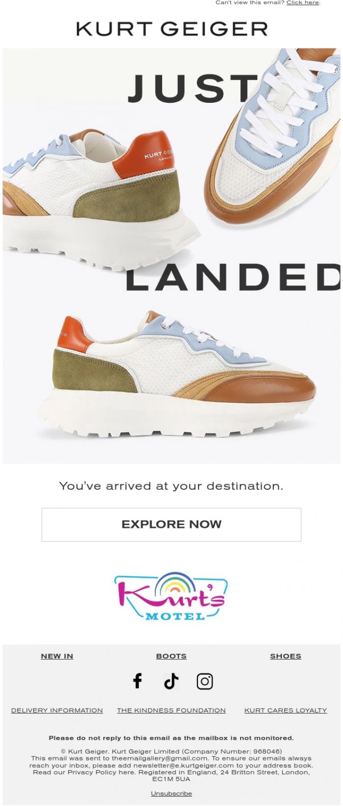 Email Design Inspiration from Kurt Geiger, Ready For A Refresh?