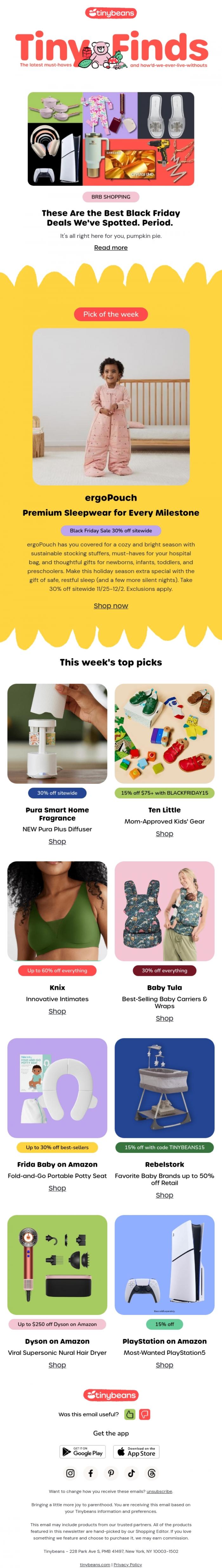 Email Design Inspiration from Lauren from Tinybeans, 🛑 It's Here! 🛑 The Best Black Friday Sales to Shop NOW