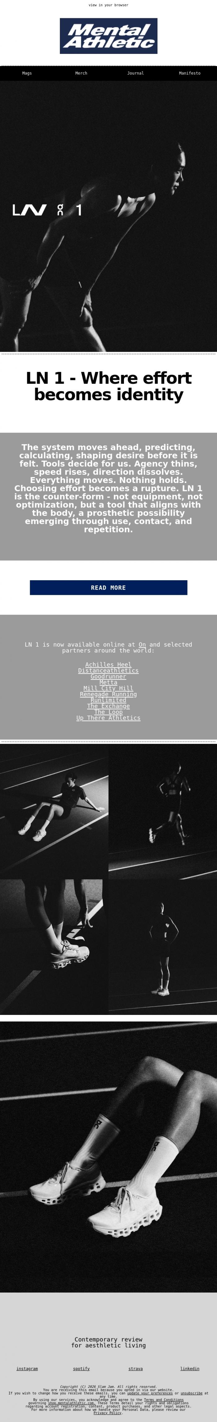 Email Design Inspiration from Mental Athletic, What still belongs to you?