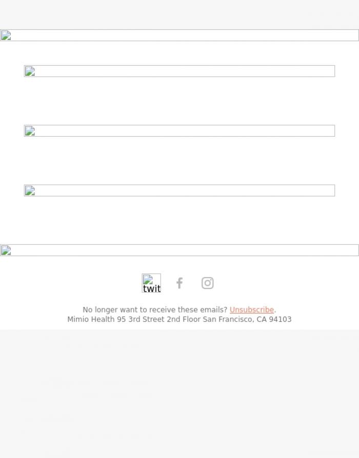 Email Design Inspiration from Mimio Health, What's new in mitochondria...