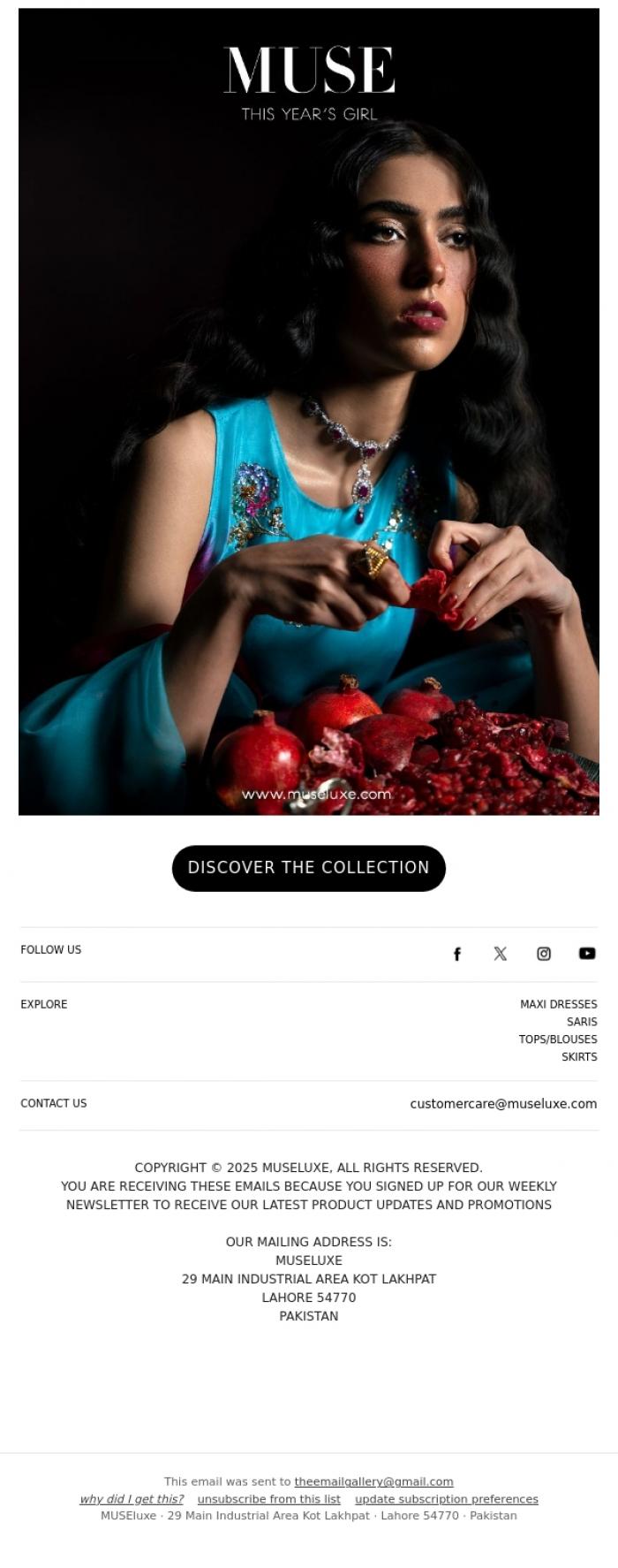 Email Design Inspiration from MUSE, This Year's Girl | MUSE 2025