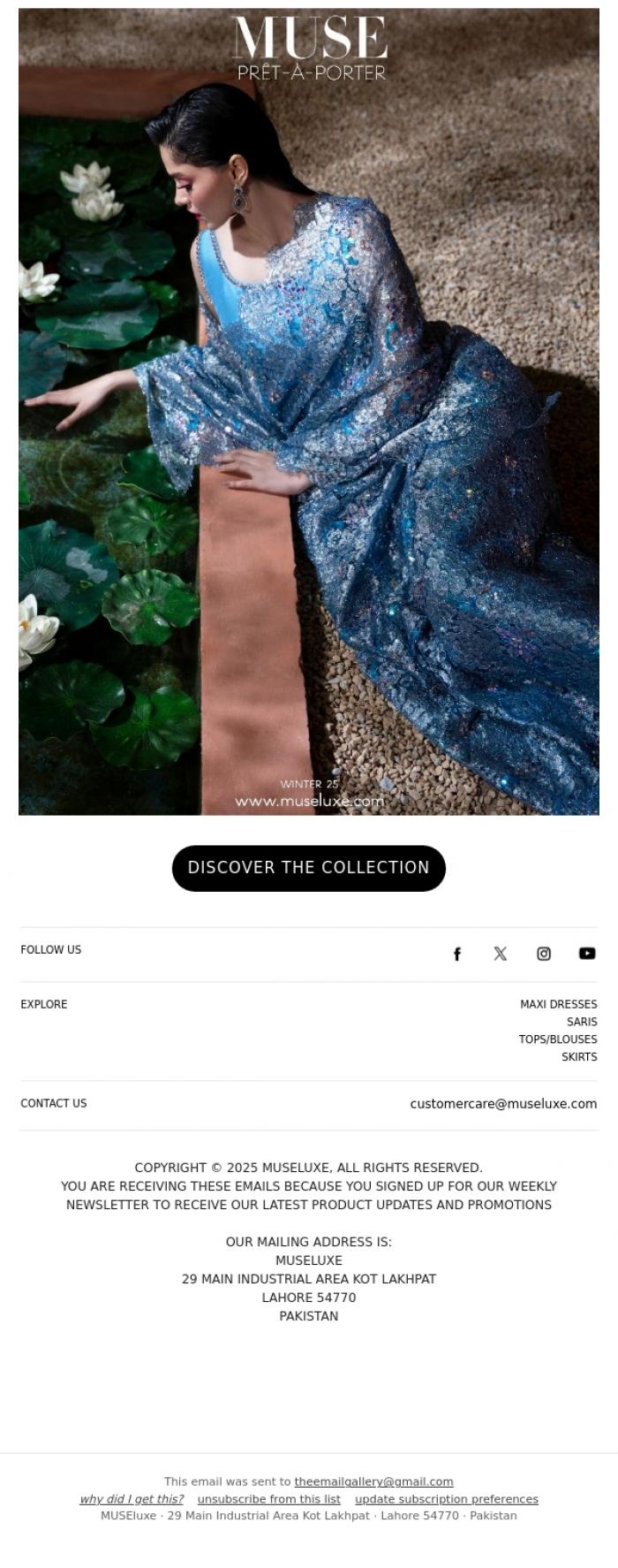 Email Design Inspiration from MUSE, PR&Ecirc;T-&Agrave;-PORTER
