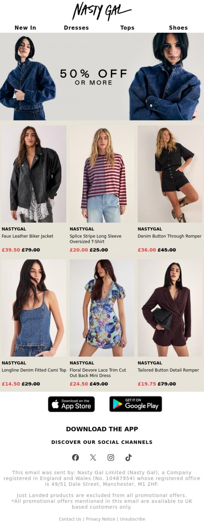 Email Design Inspiration from Nasty Gal, Your Style, Elevated