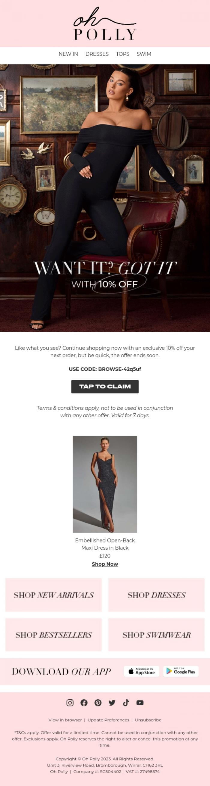 Email Design Inspiration from Oh Polly, Like What You Saw?