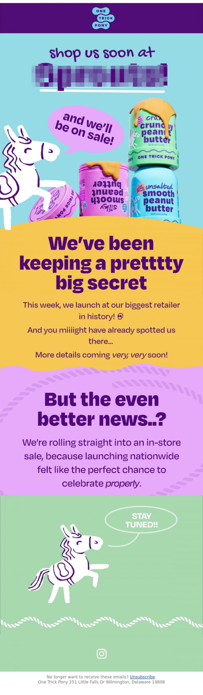 Email Design Inspiration from One Trick Pony, Have you seen us yet...? 👀 🌱