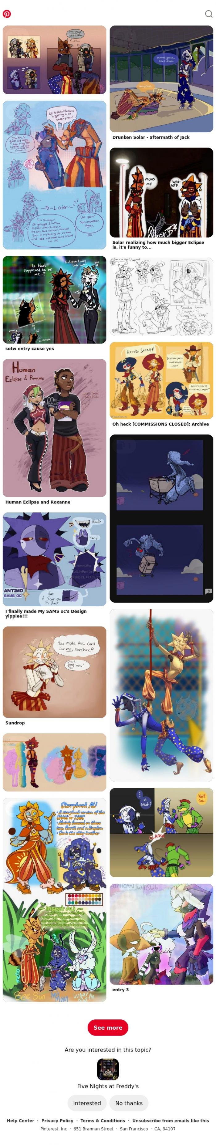 Email Design Inspiration from Pinterest, Five Nights at Freddy's for Iris