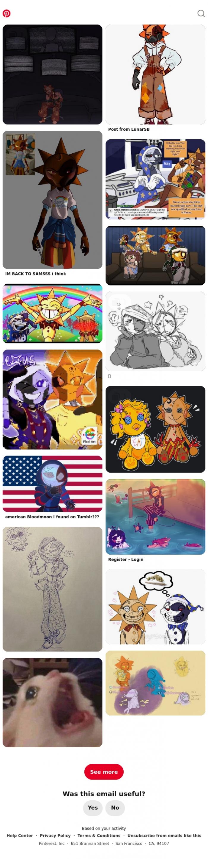 Email Design Inspiration from Pinterest, Iris, these ideas are so you