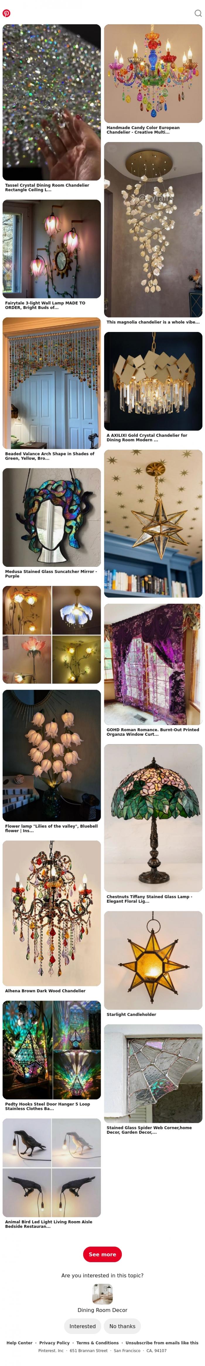 Email Design Inspiration from Pinterest, Dining Room Decor for Iris