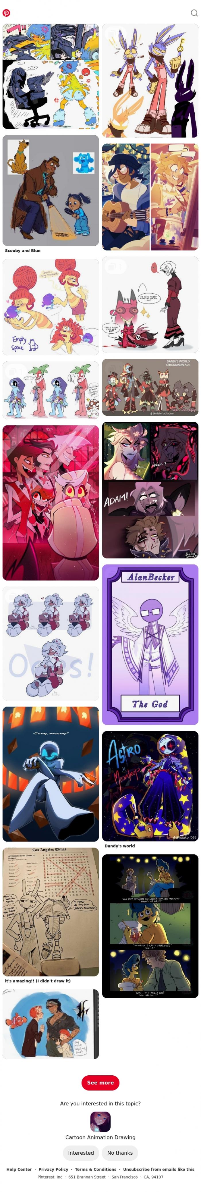 Email Design Inspiration from Pinterest, Cartoon Animation Drawing for Iris