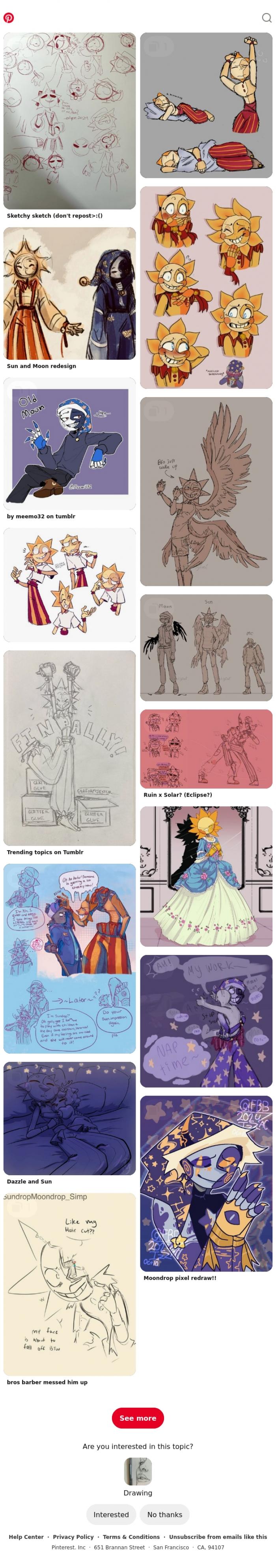 Email Design Inspiration from Pinterest, Drawing for Iris
