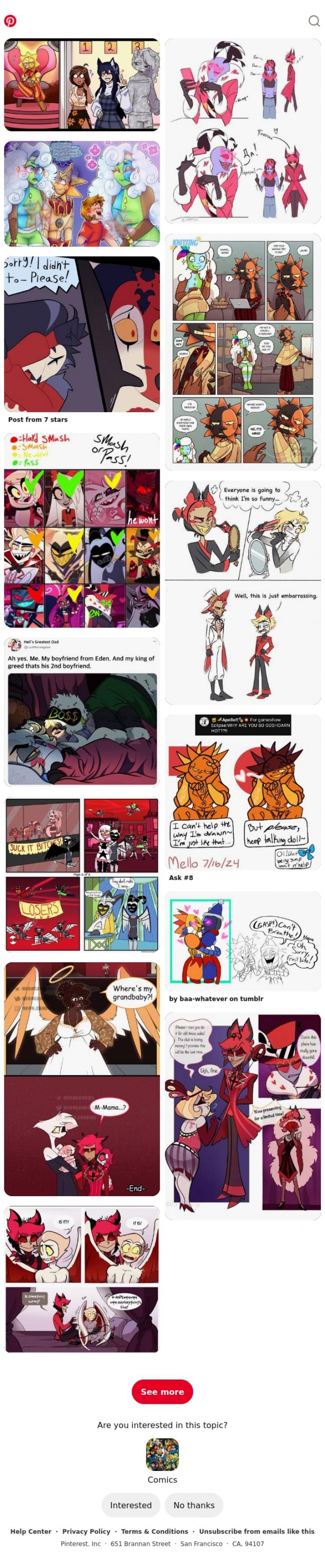 Email Design Inspiration from Pinterest, Fantasy Adventure Comics