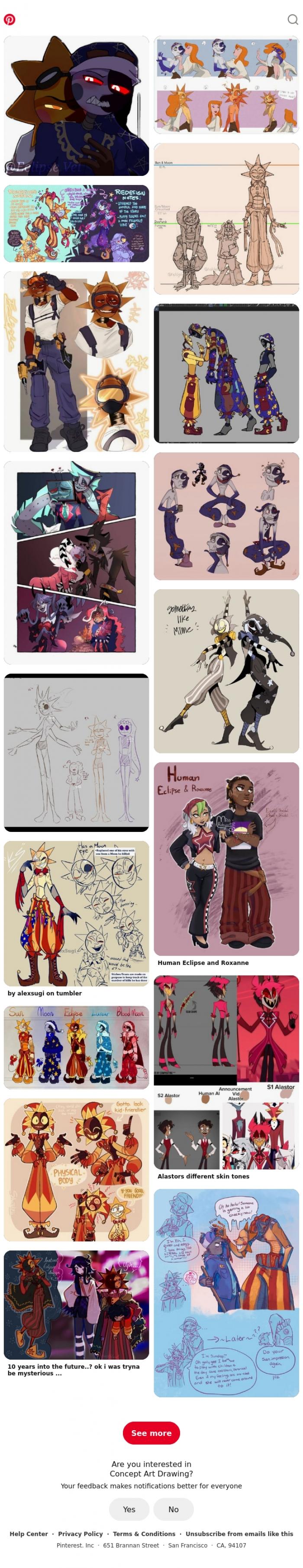 Email Design Inspiration from Pinterest, Fantasy Character Design