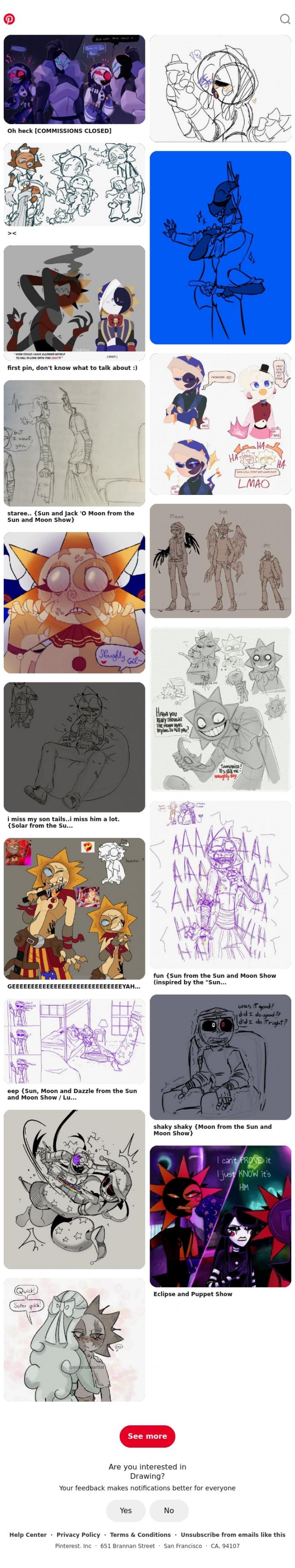 Email Design Inspiration from Pinterest, Drawing for Iris