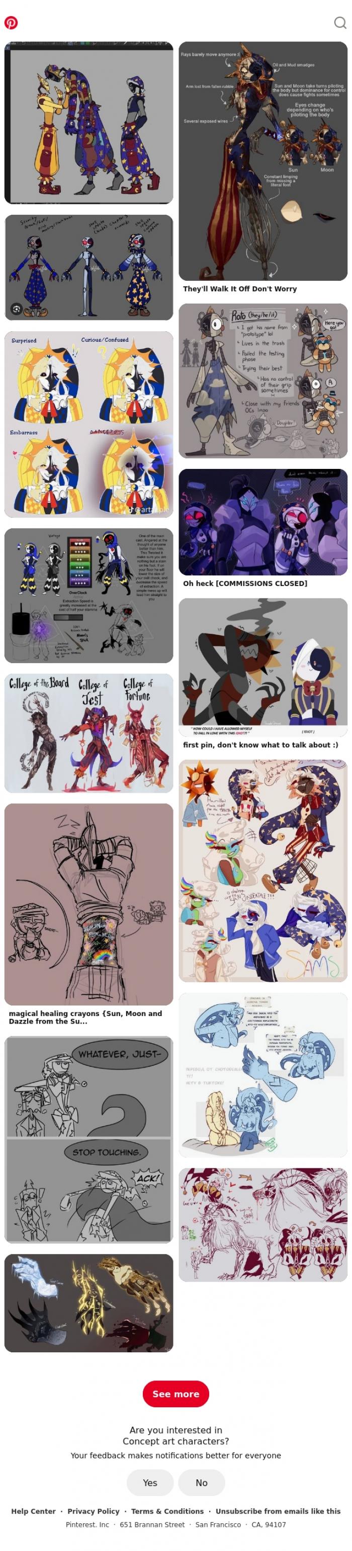 Email Design Inspiration from Pinterest, Concept art characters for Iris