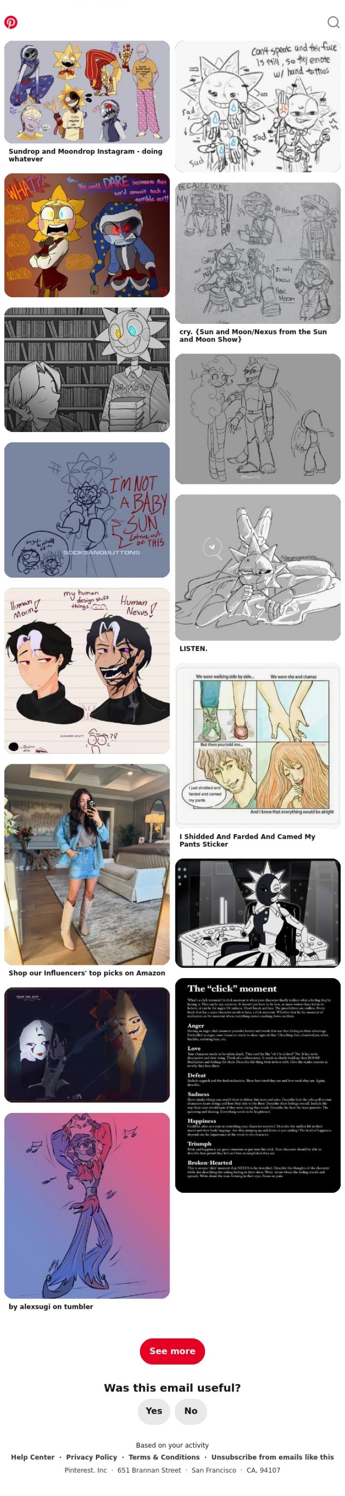 Email Design Inspiration from Pinterest, Iris, you'll love these