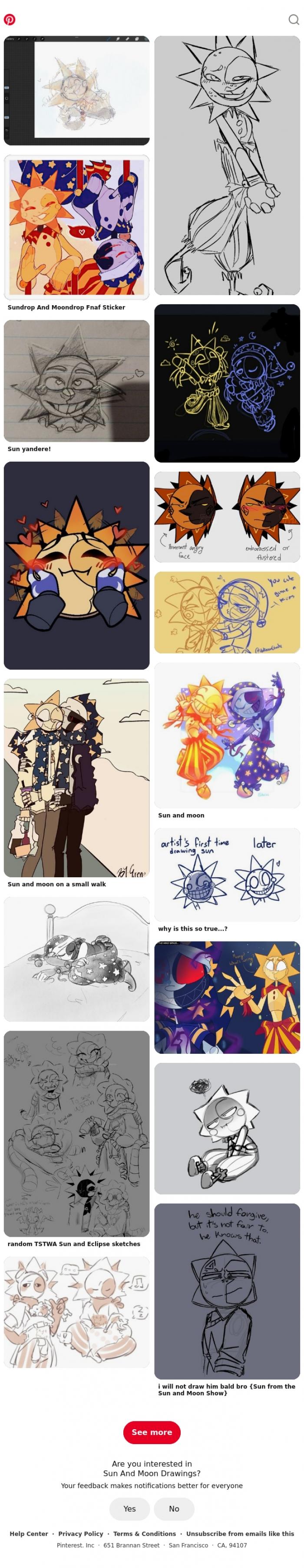 Email Design Inspiration from Pinterest, Sun And Moon Drawings