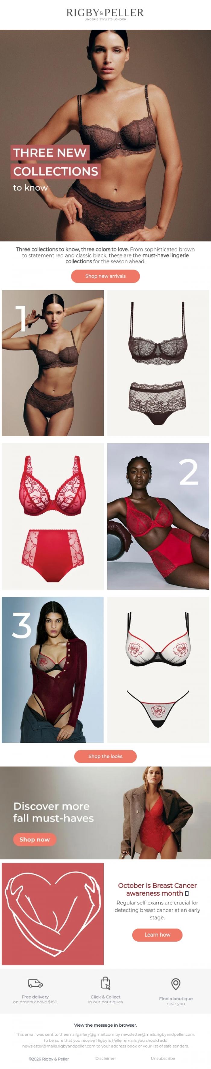 Email Design Inspiration from RIGBY & PELLER, 3 new collections to know ✨