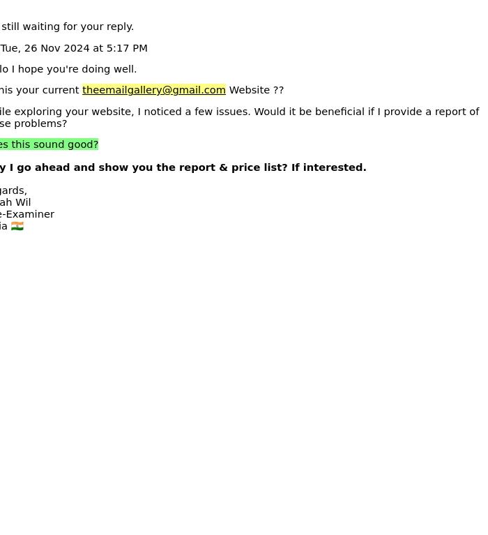 Email Design Inspiration from Sarah Wil, RE : Response ^*^