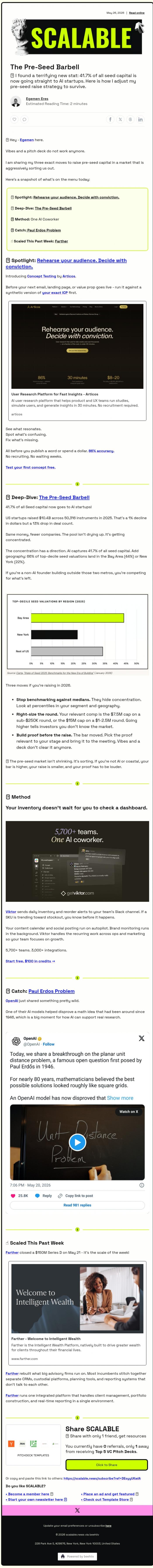 Email Design Inspiration from Scalable, 🚨 My AI warning