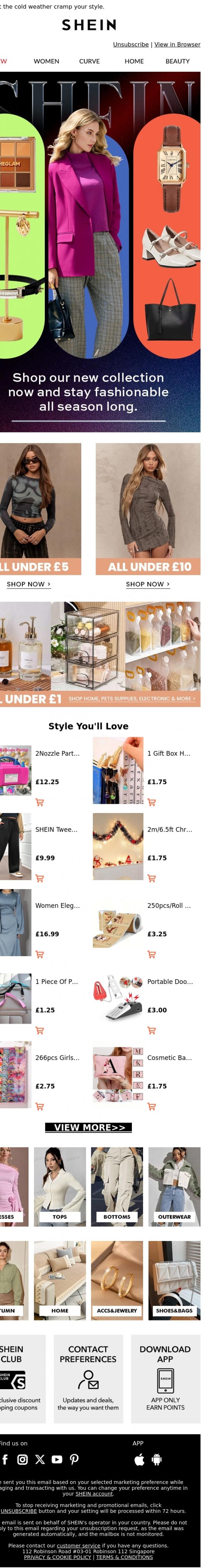 Email Design Inspiration from SHEIN, 👀 You want it, we've got it