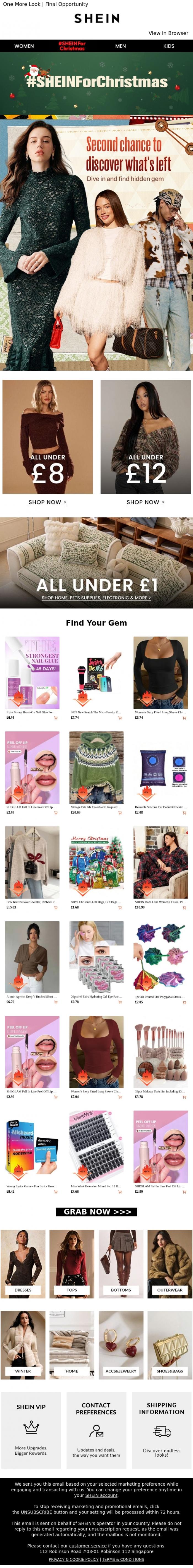 Email Design Inspiration from SHEIN, Something You Missed?