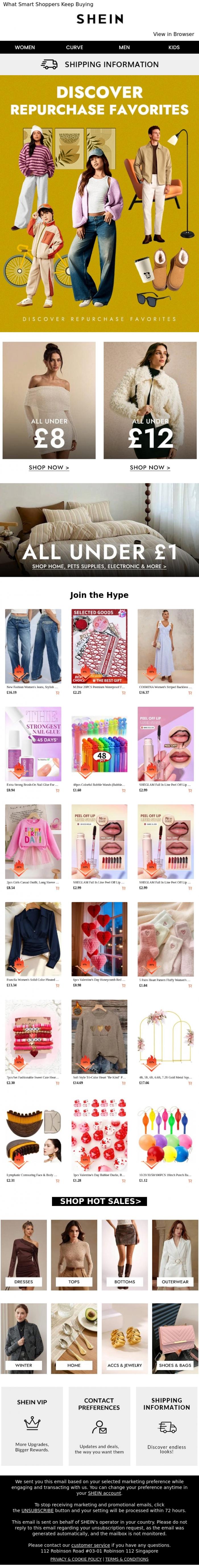 Email Design Inspiration from SHEIN, Style Secrets Revealed